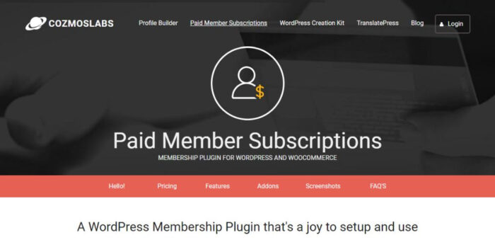 Paid Member Subscriptions Premium + Addons Pack 1.6.5